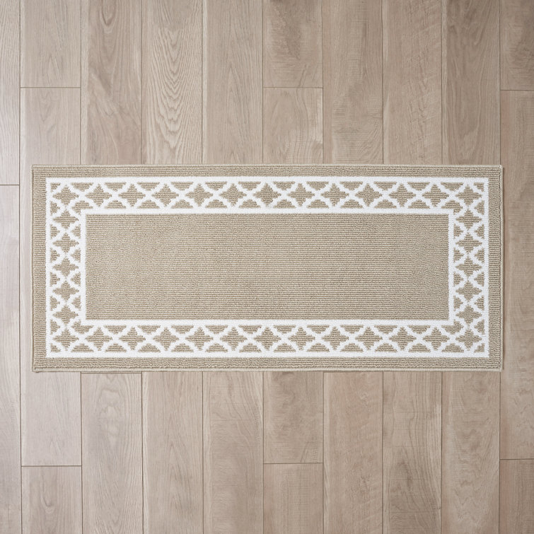 Nautica Collin Border Machine Washable All Loop Tufted Rugs 1-Piece