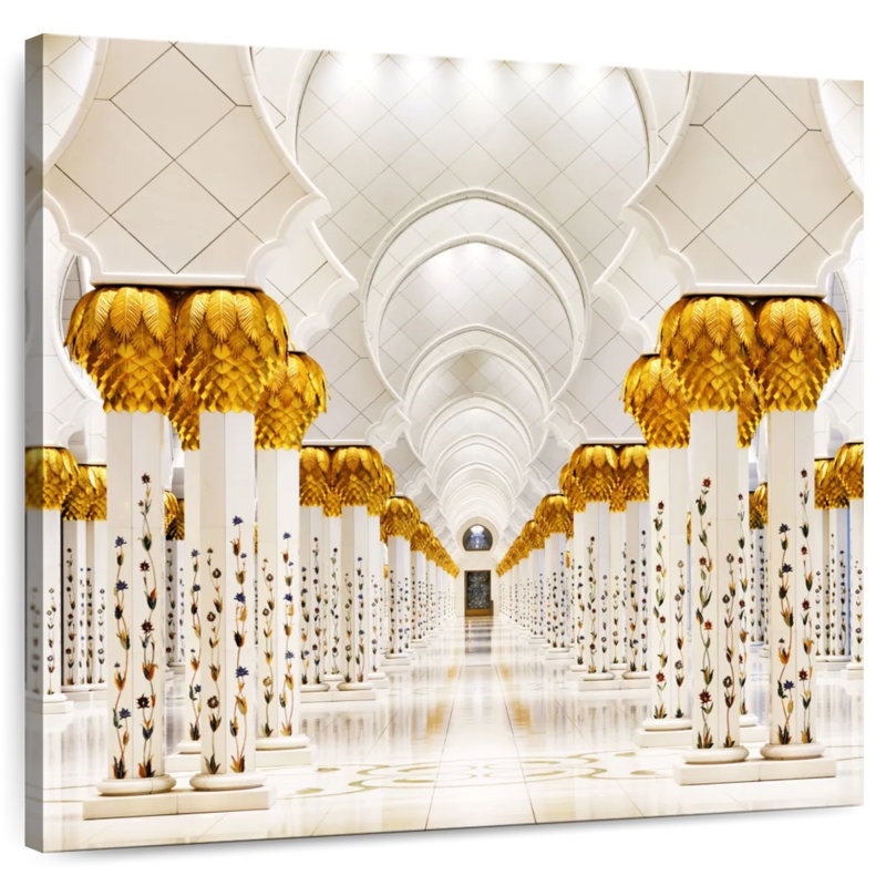 Nicci Inside Sheikh Zayed Mosque, 20" H x 20" W
