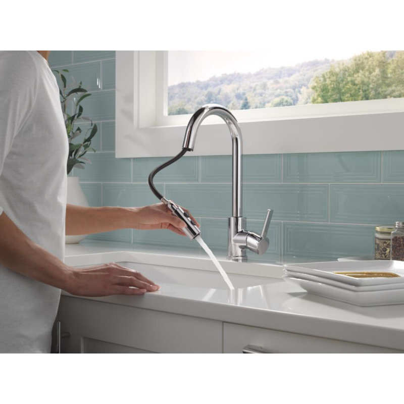 Peerless Precept Pull Down Kitchen Faucet, Chrome
