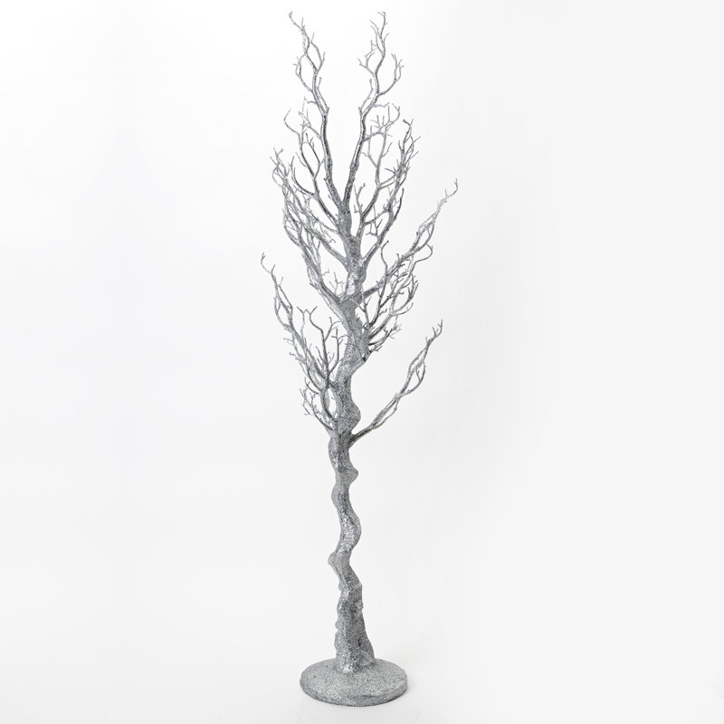Branche de bouleau de l’arbre de noël maîtresse manzanita, Argent