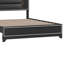  Grand lit tapissier en polyuréthane, tête de lit de conception moderne avec décoration brillante et aucun sommier tapissier requis, blanc-1026570237