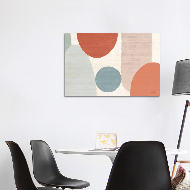 Spring Costa Del Sol I Muted Crop 1 Piece Wrapped Canvas Wall Art, 20.32 cm H x 30.48 cm W