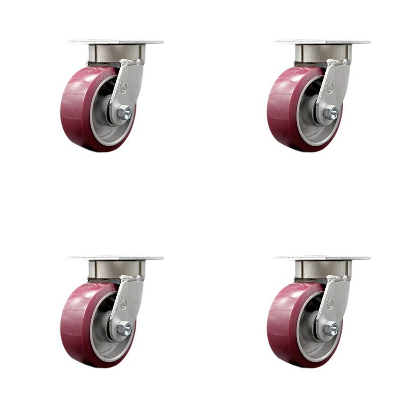 Roulettes pivotantes Kingpinless