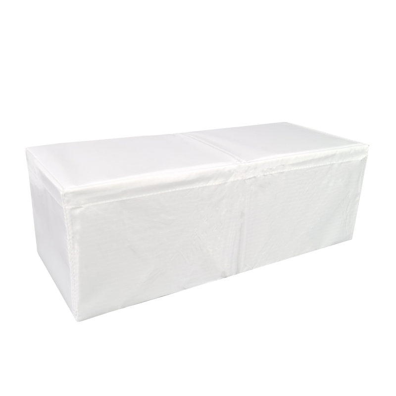 2 grilles de rangement pour les vêtements et les sous-vêtements de soutien-gorge pliable blanc