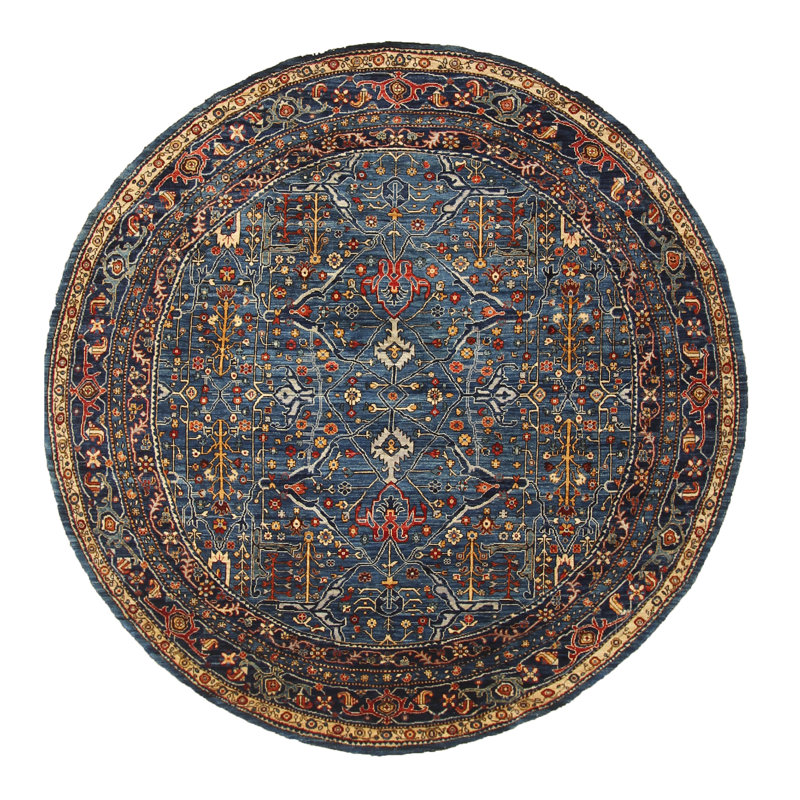 One-of-a-Kind 8'1" Area Rug in Red/Blue/Yellow