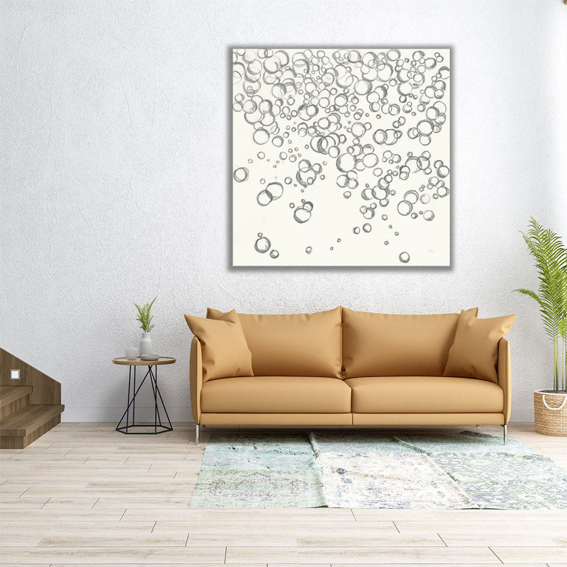 Bubbles I - Canvas Print Wall Art, 24" H x 24" W