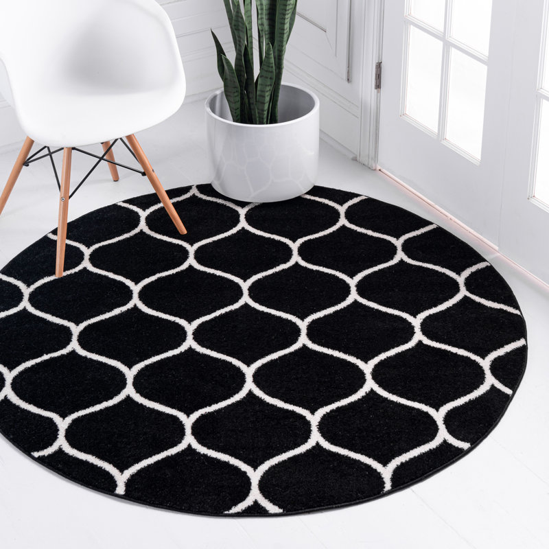 Bruges Geometric Indoor Rug, Round 4'1"