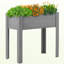 Lit de jardin surélevé avec pieds et bac à fleurs surélevé pour légumes, herbes, fleurs | Assemblage facile, conception ergonomique-112928150-112928148