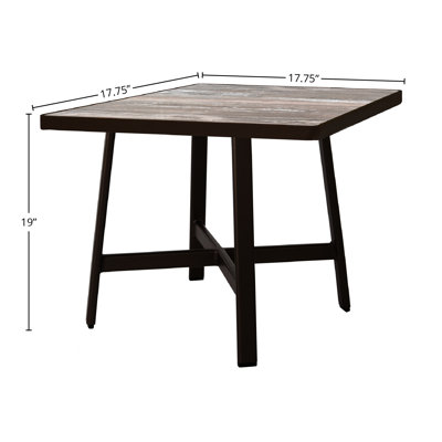Marin Outdoor Square Side Table