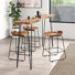 Gordonsville 3 - Person Solid Wood Top Four Leg Dining Set