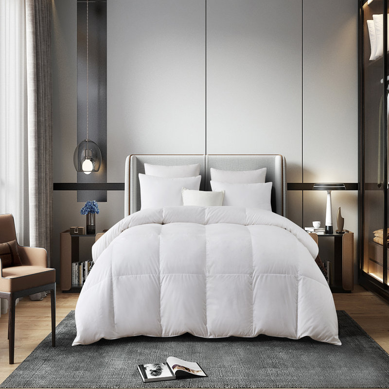 Tencel/Cotton Blend European Down Comforter - All Season, King