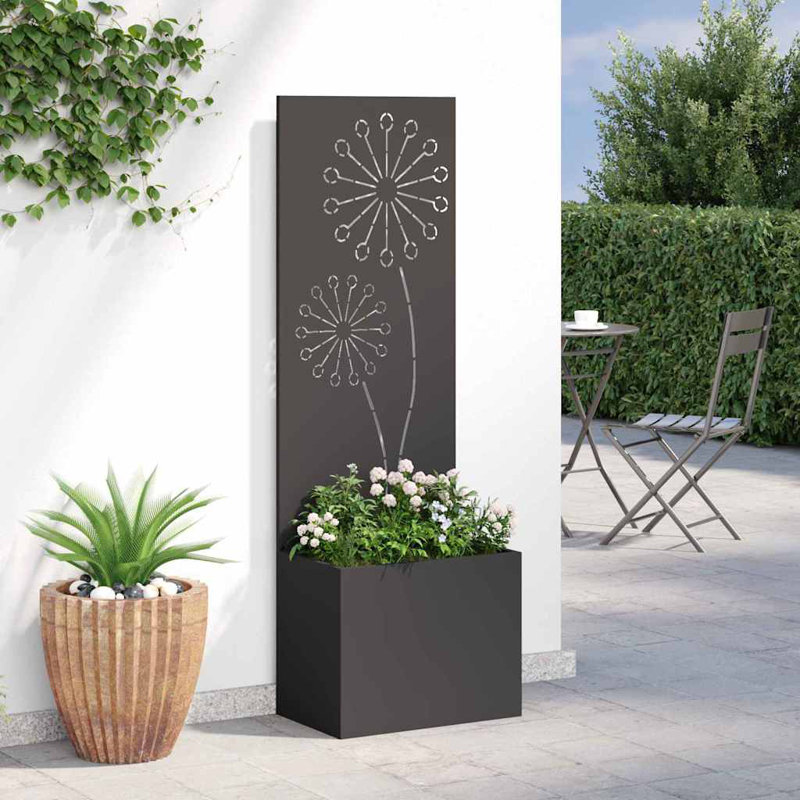 Planter Box, Black, 140cm H x 50cm W x 50cm D