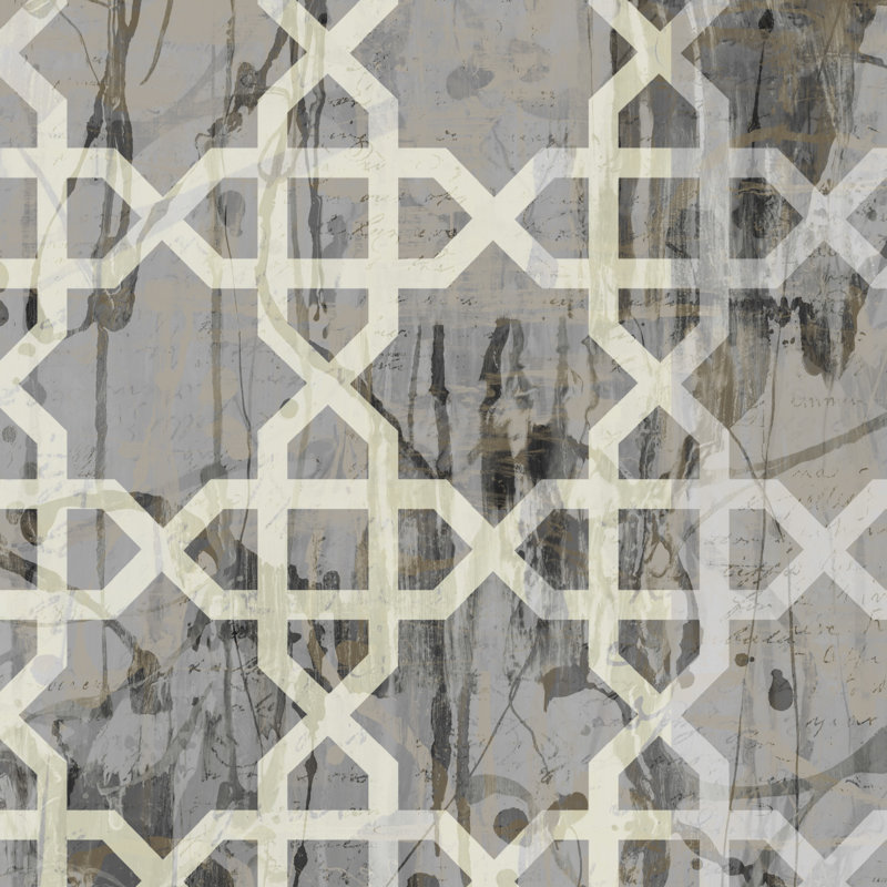 Neutral Metric VI by Jennifer Goldberger - Wrapped Canvas Painting, 122cm H x 122cm W x 3.8cm D