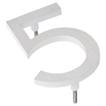 4 in. Flat Floating Mount House Number