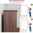 6 Dresser, 47" Wide Drawer Dresser With Storage Freestanding, Wooden Closet Storage Chest-770306365
