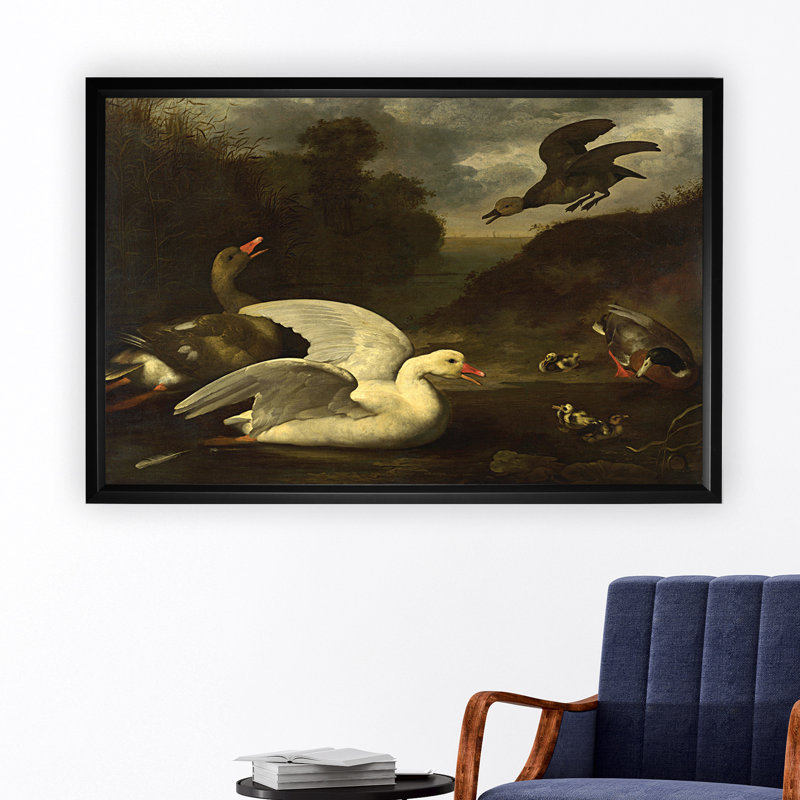 « rétro-salissures d’eau », impression, H 27 po x l 39 po x P 2 po, Cadre noir, Pas de tapis