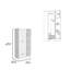 Armoire 71H "avec 1 tiroir et 4 tablettes ouvertes à 2 niveaux, 2 portes-1362152120