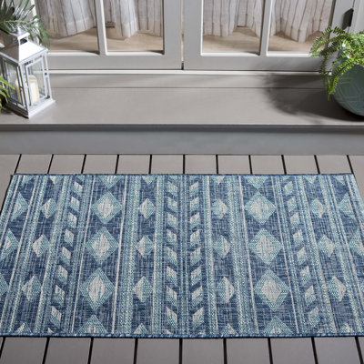 Tapis d'intérieur / extérieur Amarien Performance Southwestern