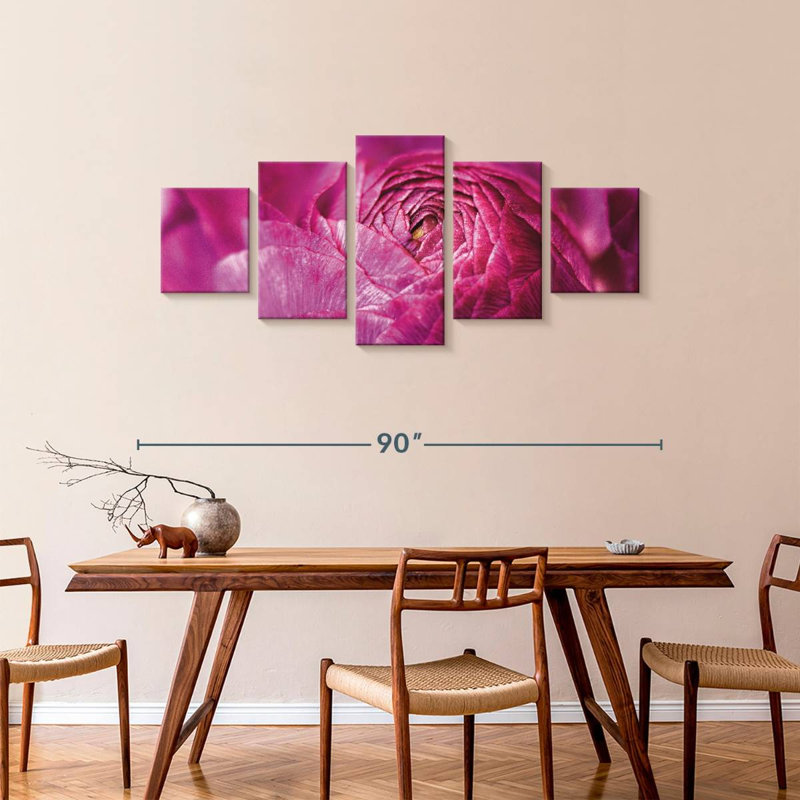 Ranunculus Abstract, 36" H x 80" W