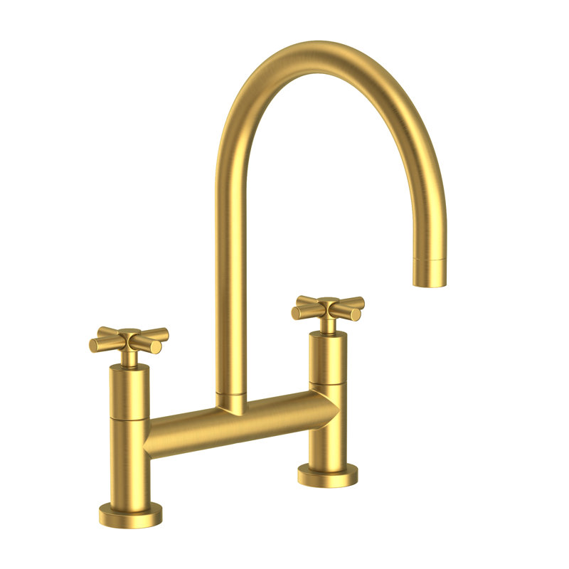 East Linear Kitchen Bridge Faucet