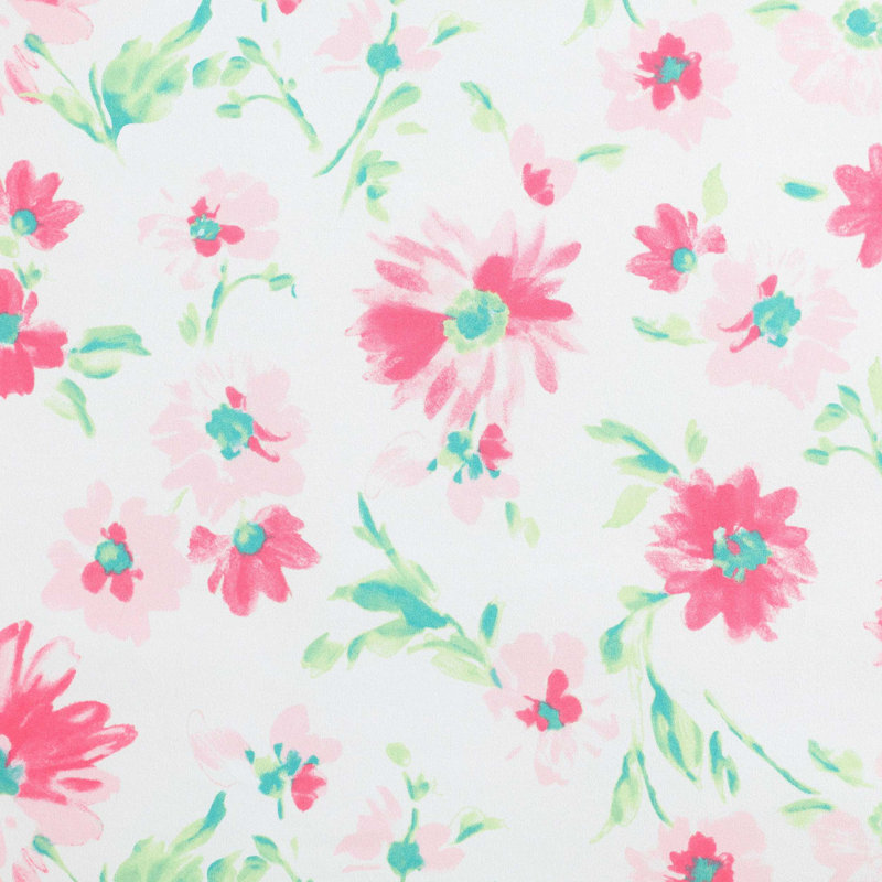 Laura Ashley Kids Meadow Daisies Comforter Bonus Set, Pink Floral 1, Twin Comforter + 1 Standard Sham + Throw Pillow