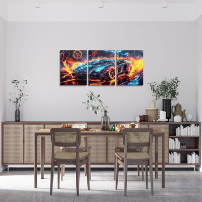 3 Piece Wrapped Canvas Print