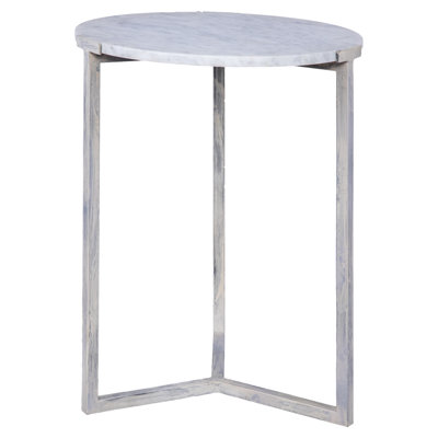 Amelia Marble Frame End Table