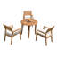 Vellore Outdoor - Piece Teak Dining Set-1794474003-1810847253