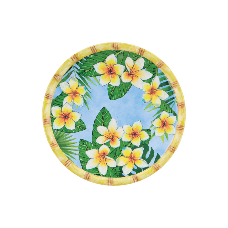 Judi Bamboo 6" Melamine Bread Plate