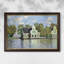 Maisons sur la rivière Zaan à Zaandam, 1871 - Claude Monet - Toile encadrée sur mesure-232357318-232357333-232357341