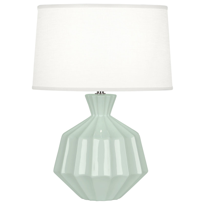 Small Orion Accent Lamp, Celadon, 17.75" H x 12.5" W x 12.5" D