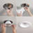 7.24'' White LED Baffle Recessed Trim