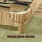 Wood Bed Frame with Headboard, Platform Bed with Metal Slats Support and Weight Capacity 1000 lbs, No Box Spring Needed, Oak, Queen-206460907