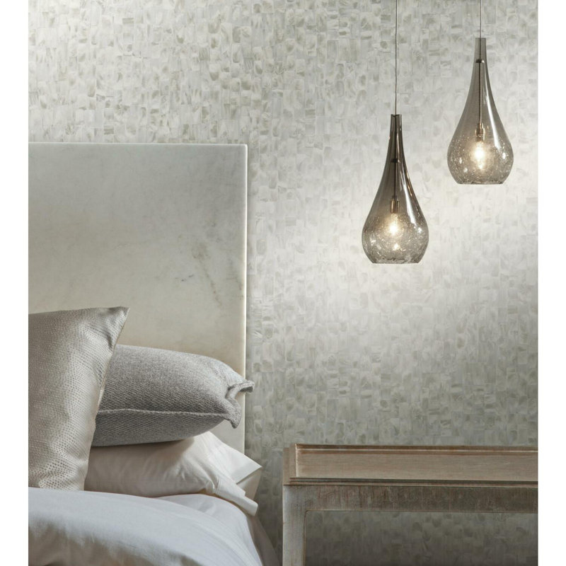 Abstract Peel & Stick Wallpaper Roll, Gray/Beige