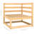 Cogdell 27.6" Wide Pine Square Patio Sectional Set with Cushions-408814166-408814167