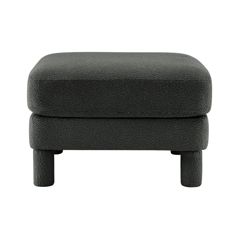 Lucas Ottoman Polyester-Dark Grey, Gray