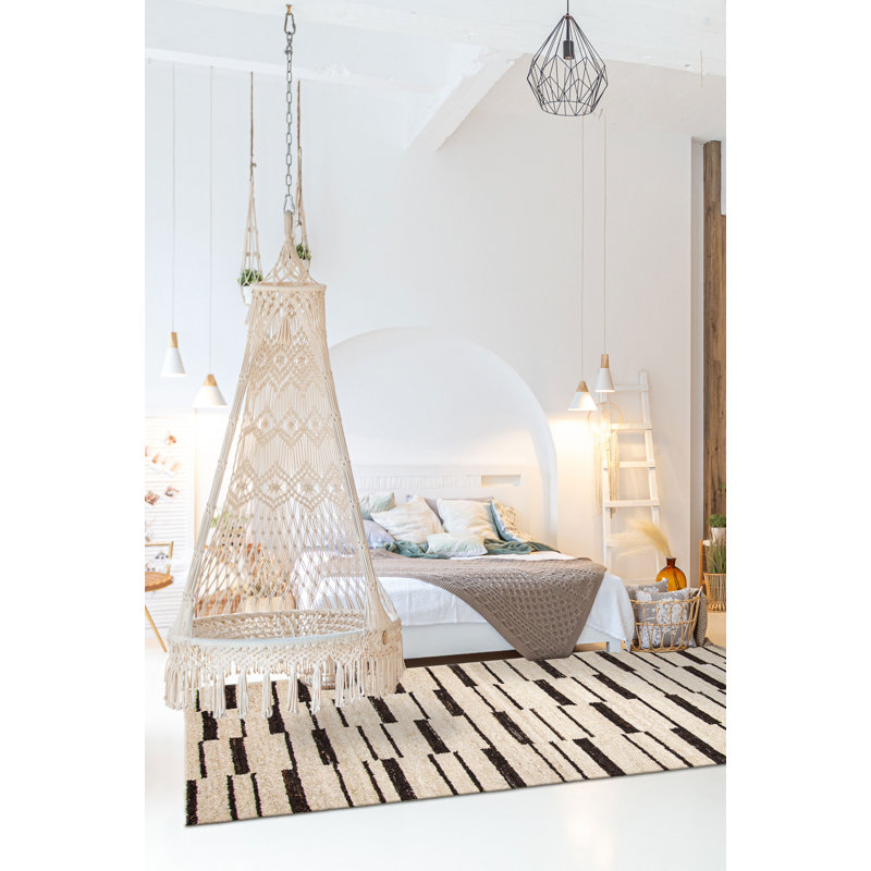 Tapis crème unique 4 pi 11 po x 8 pi 0 po Tangier
