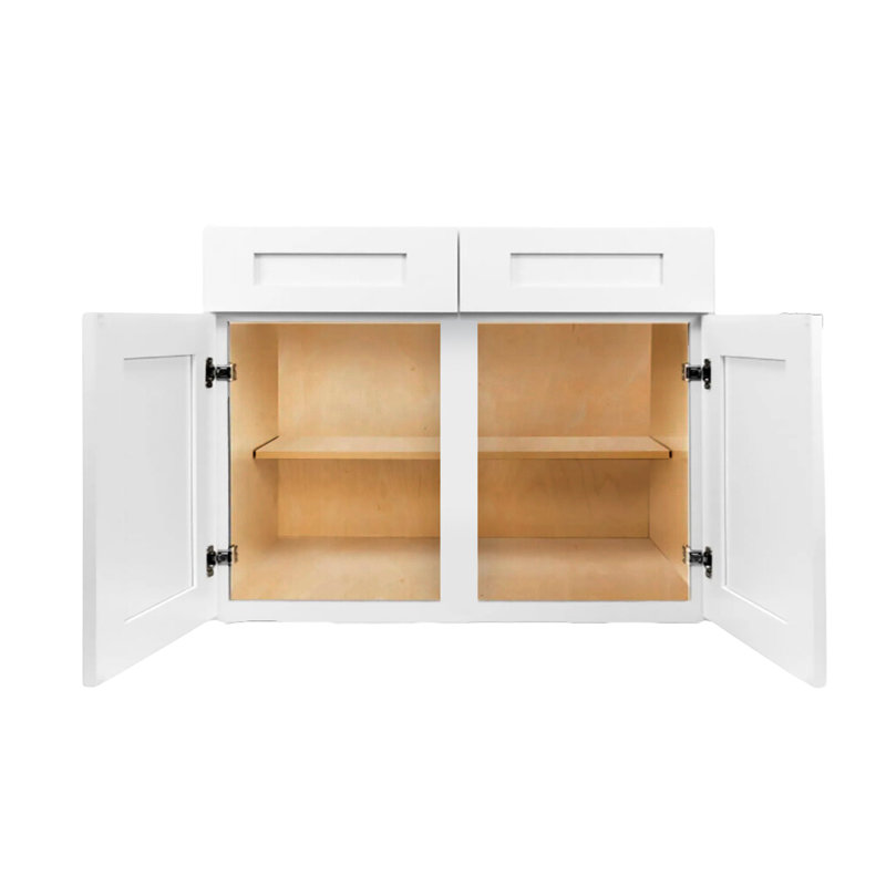 Armoire inférieure standard l 42 po blanc mat