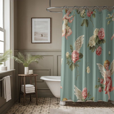 Blue Angel - Premium Shower Curtain