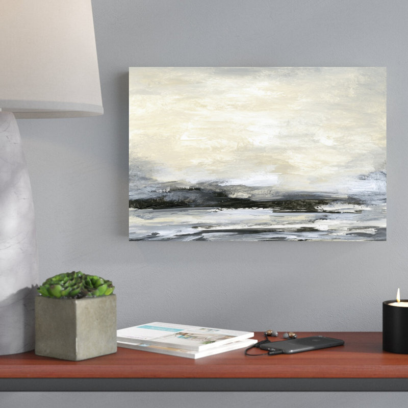 Nouvelle perspective III par Sharon Gordon - peinture sur toile tendue, H 12 po x l 18 po