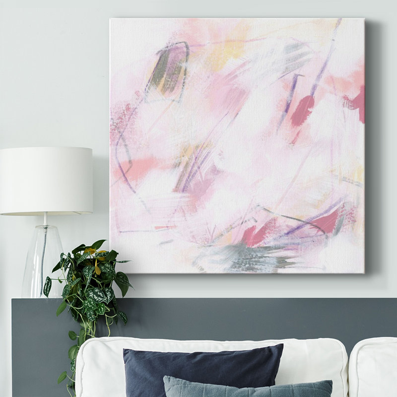 «Rose Static II», toile tendue avec châssis, H 40 po x l 40 po