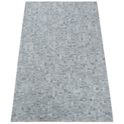 Tapis gris et argent Modern Patchwork