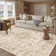 Gregorian Oriental Washable Area Rug With Non-Slip Backing