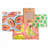 3-Piece Fruits Print Beeswax Wraps - Reusable & Eco-Friendly   