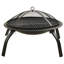 Cecilton Round Steel Wood Burning Fire Pit