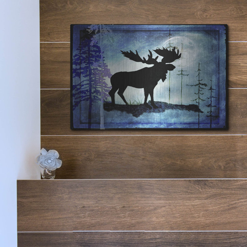 «Midnight Moose» par Lightbox Journal sur, H 12 po x l 16 po
