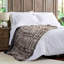 Jeté en fausse fourrure de luxe Plymouth Home