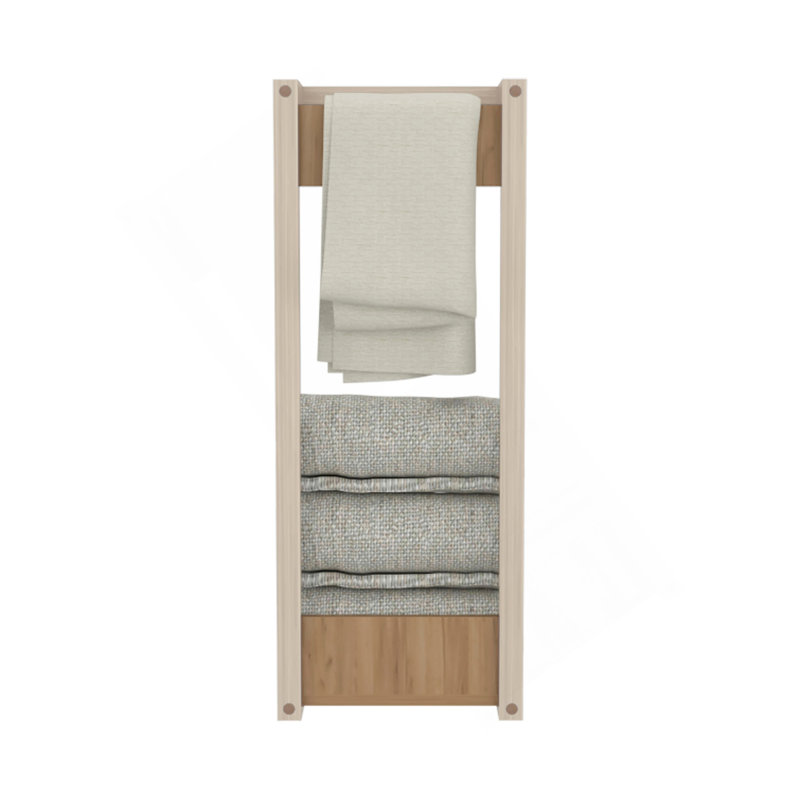 Étagère murale 31,5 po, chêne naturel - Salle de bain