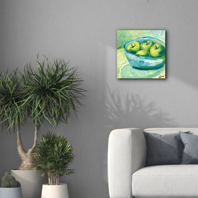 "Bowl of Fruit II" by Ethan Harper, Canvas Wall Art