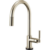 Litze®SmartTouch Pull-Down Kitchen Faucet with Arc Spout and Knurled Handle